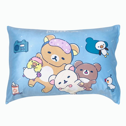 枕カバー リラックマ まどろむ まくら 枕ケース ピロー ピローケース モリシタ ぬいぐるみ アニメキャラクターグッズ