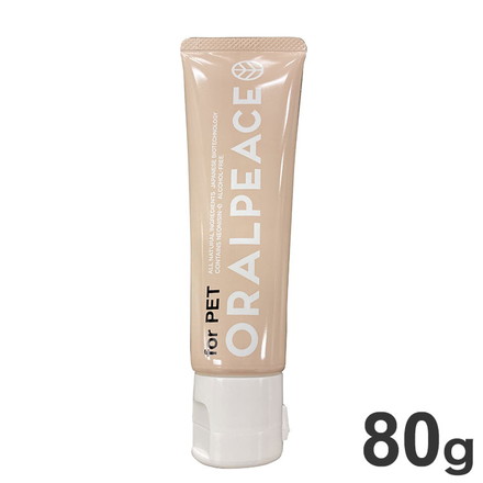 オーラルピース フォー ペット 犬猫用 歯みがきジェル 80g 口腔ケア ペット用 ORALPEACE for pet