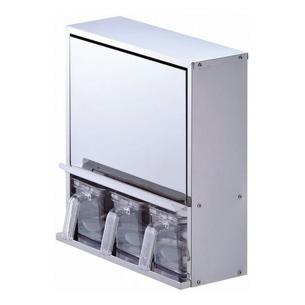 メイドインジャパン ステンレス製キャビネット ストッカー3個付 HB-1777 パール金属 キッチン用品