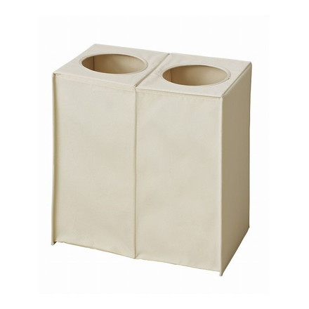 AGIO セパレートランドリーボックスM アイボリー N-7520 パール金属