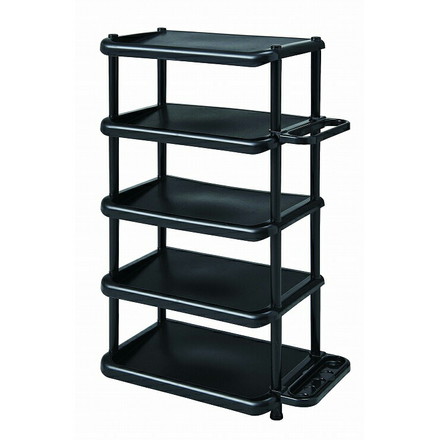 シューズラックワイド5段 N-7744 下駄箱 靴 くつ 収納 棚 玄関 くつ入れ 傘立て