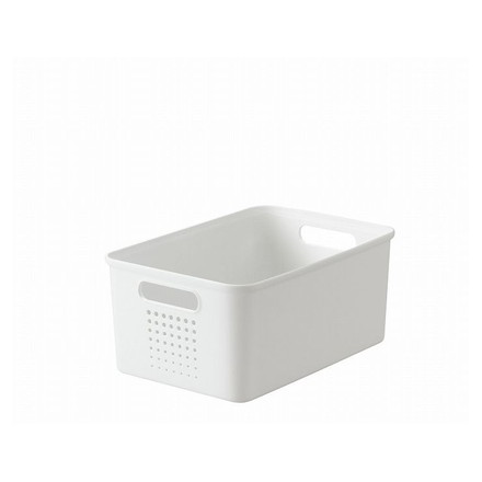 【5個セット】不動技研 シューノ M ハーフ 幅18×奥行26×高さ12cm ホワイト F-2621不動技研 シューノ