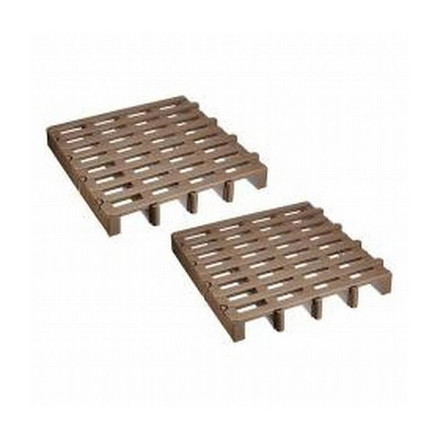 伸晃 ジョイントパレット 2台入 クローゼット スノコ ベッド プラスチックすのこ 湿気対策