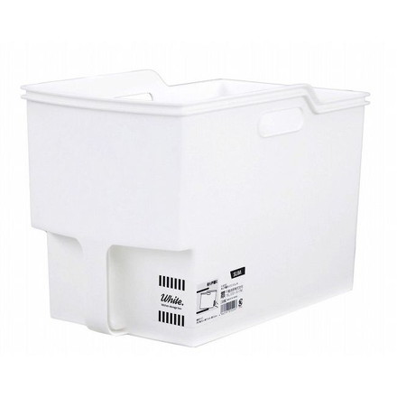 【5個セット】不動技研 吊り戸棚 収納 ボックス 白 スリム F40105 (吊り戸棚ストッカー)