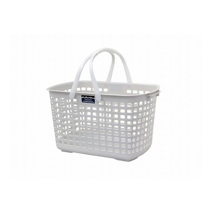 【2個セット】 アッシュカラーバスケット グレー 洗濯かご ランドリーバスケット 洗濯物 脱衣かご 洗濯物入れF30926