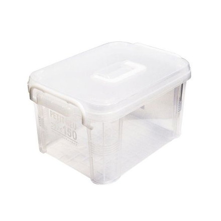 不動技研 収納ケース プチノイ・150 ハンドル付 クリア F2232H 収納 収納用品 収納グッズ
