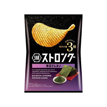【単品12個セット】 湖池屋 ストロング海苔ざんまい 53g