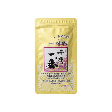 【単品10個セット】 千代の一番 和風だし 味彩 8gx10包