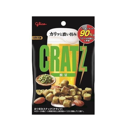 【単品12個セット】 グリコ クラッツ 枝豆 42gx12 まとめ買い まとめ売り お徳用 大容量 セット販売