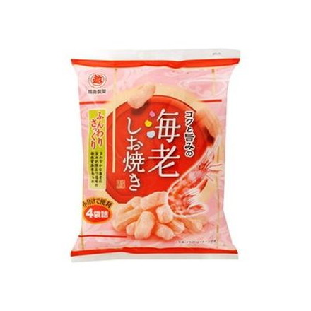 【12個セット】 越後製菓 海老しお焼き 56g x12