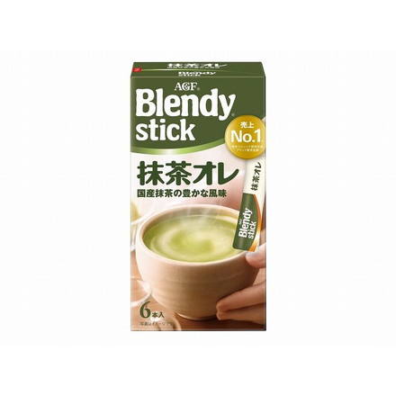 【6個セット】 AGF ブレンディ スティック 抹茶オレ 6本 x6