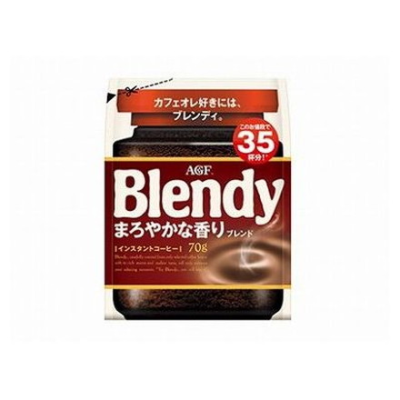 【12個セット】 AGF ブレンディ まろやかな香りブレンド 袋 70g x12