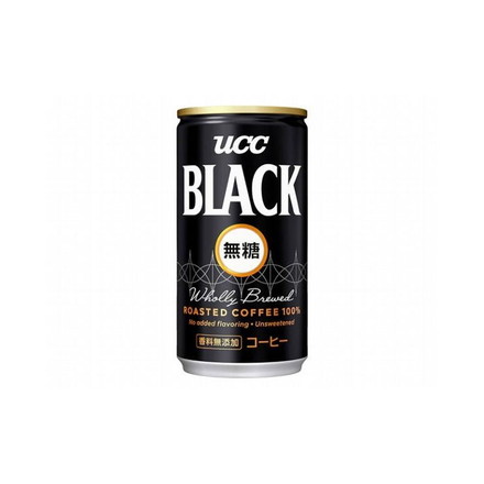 【まとめ買い】 UCC ブラック無糖コーヒー 缶 185g x30個セット 食品 セット セット販売 まとめ