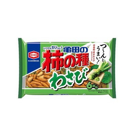 亀田製菓 亀田の柿の種 わさび 164g x12 12個セット