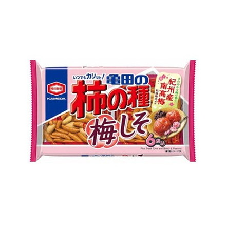 亀田製菓 亀田の柿の種 梅しそ 164g x12 12個セット