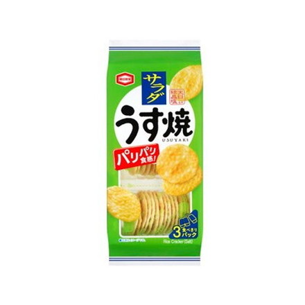 亀田製菓 サラダ うす焼 80g x12 12個セット