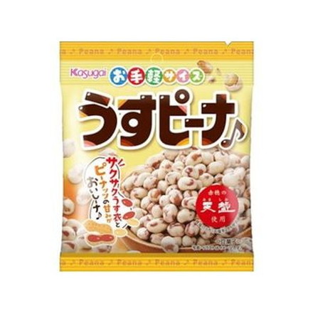 【12個セット】 春日井製菓 エコノミー うすピーナ 49g x12