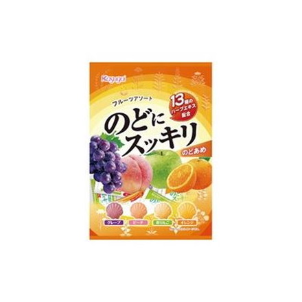 【12個セット】 春日井製菓 のどにスッキリフルーツアソート 118g x12