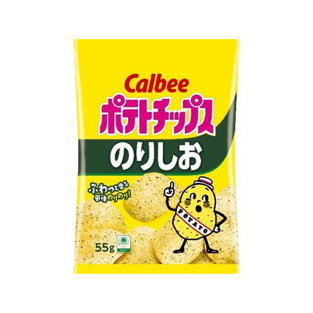 【単品16個セット】 カルビー ポテトチップス のりしお 55g