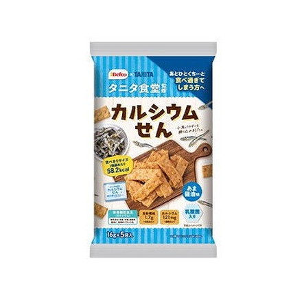 【単品12個セット】 栗山米菓 タニタ食堂監修のカルシウムせん 80gx12 まとめ買い まとめ売り お徳用 大容量 セット販売