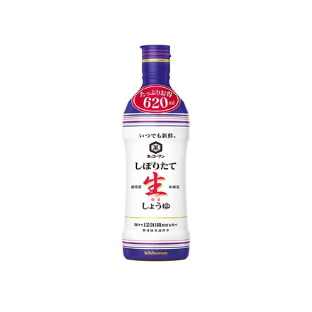 【12個セット】 キッコーマン いつでも新鮮 しぼりたて 生しょうゆ 620ml x12 セット まとめ売り セット販売 お徳用 おまとめ品