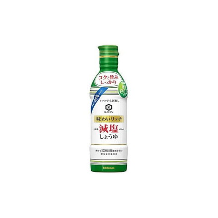 【12個セット】 キッコーマン いつでも新鮮 味わいリッチ減塩しょうゆ 620ml x12 セット まとめ売り セット販売 お徳用 おまとめ品