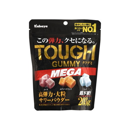 【単品6個セット】 カバヤ タフグミ MEGA 203g