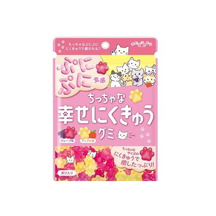 【単品6個セット】 扇雀飴本舗 ちっちゃな幸せにくきゅうグミ 70g