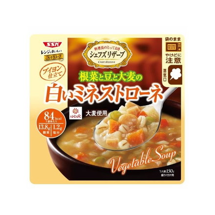 【単品5個セット】 SSK レンジでおいしい白いミネストローネ 150g