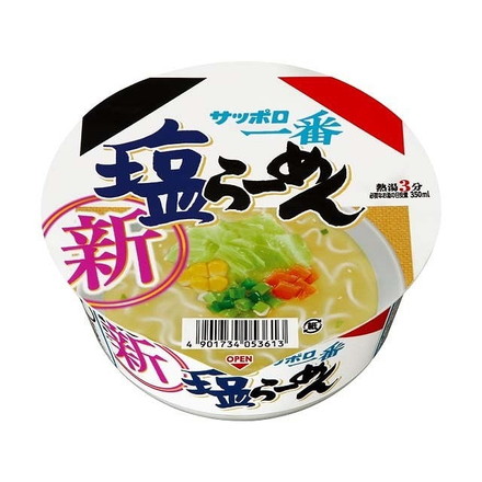 【単品12個セット】 サッポロ一番 塩らーめんどんぶり カップ 75gx12 まとめ買い まとめ売り お徳用 大容量 セット販売