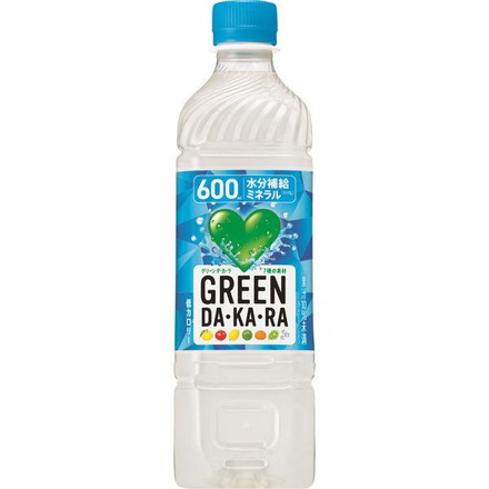 【24個セット】 サントリー GREEN DA・KA・RA 冷凍兼用 ペット 600ml x24