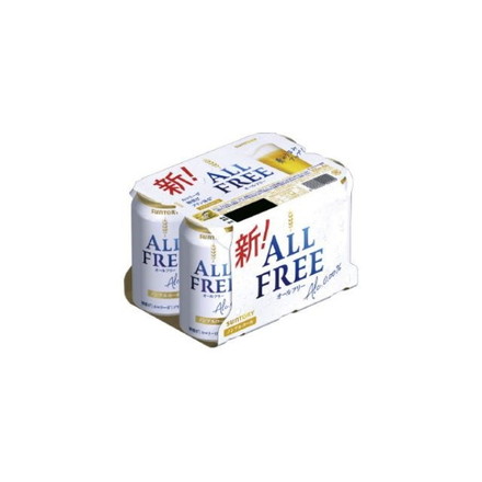 【4個セット】 サントリー オールフリー 6缶 350x6 x4コ