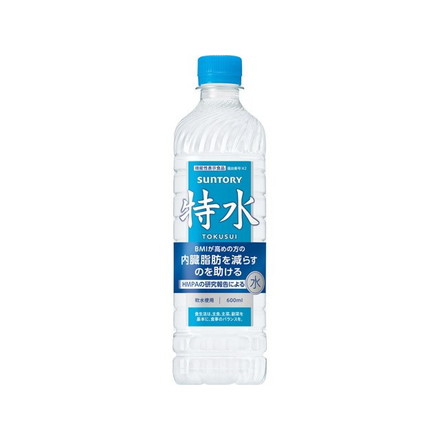 【単品24個セット】 サントリー 機能性表示食品 特水手売り用ペット 600ml