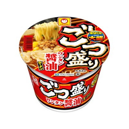 マルちゃん ごつ盛り ワンタン醤油 カップ 117g x12 12個セット