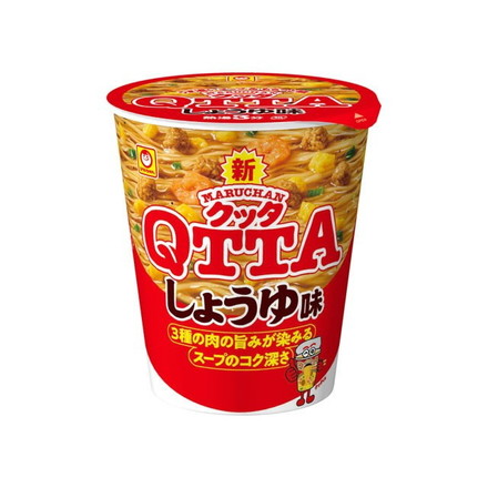 【単品12個セット】 マルちゃん QTTA しょうゆ味 74g