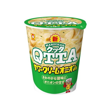 【単品12個セット】 マルちゃん QTTA サワークリームオニオン味 82g