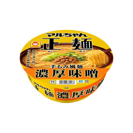 【単品12個セット】 マルちゃん マルちゃん正麺 濃厚味噌 131g