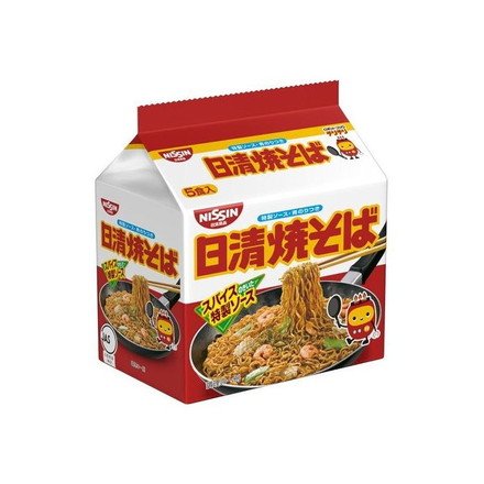 【6個セット】 日清食品 焼きそば 100gx5 x6 まとめ売り セット販売 お徳用 おまとめ品