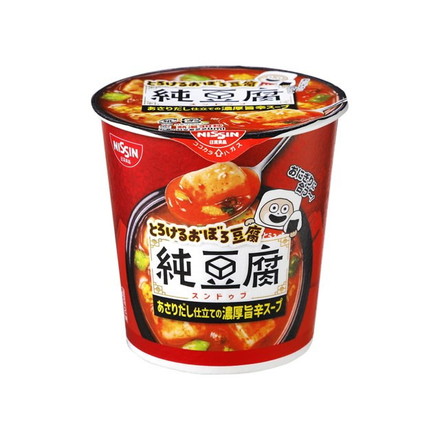 【単品6個セット】 日清食品 おぼろ豆腐純豆腐 カップ 17g