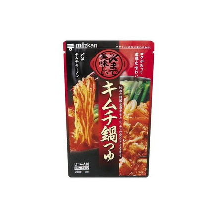 【12個セット】 ミツカン 〆まで美味しいキムチ鍋つゆST 750g x12 まとめ売り セット販売 お徳用 おまとめ品