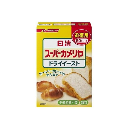 【6個セット】 日清フーズ スーパーカメリヤ ドライイースト お徳用 50g x6 まとめ売り セット販売 お徳用 おまとめ品