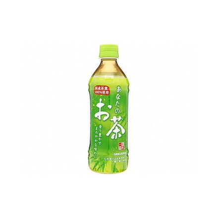 【まとめ買い】サンガリア あなたのお茶 500ml x24個セット まとめ セット セット買い 業務用