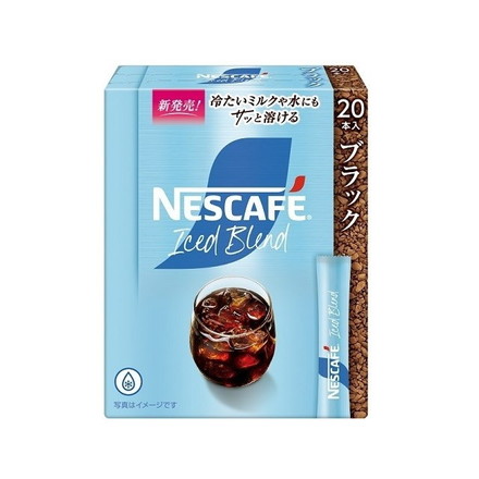 【6個セット】 ネスカフェ アイスブレンド スティックブラック 2gX20本
