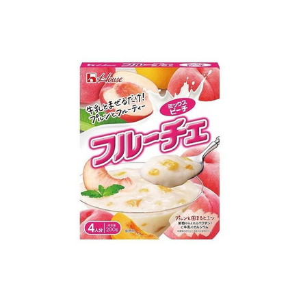 【10個セット】 ハウス フルーチエ ミックスピーチ 200g x10コ