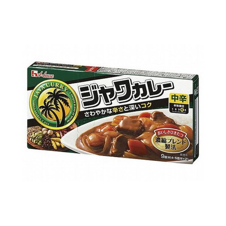 【まとめ買い】ハウス ジャワカレー 中辛 185g x10個セット まとめ セット セット買い 業務用