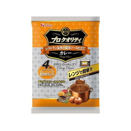 【6個セット】 ハウス プロクオリティカレーまろやかB 4袋入 170gx4
