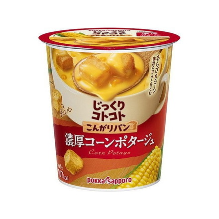 【6個セット】 ポッカサッポロ こんがりパン 濃厚コーン カップ 26.1g x6 まとめ買い まとめ売り お徳用 大容量 セット販売
