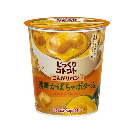 【6個セット】 ポッカサッポロ こんがりパン 濃厚かぼちゃカップ 29.5g x6 まとめ買い まとめ売り お徳用 大容量 セット販売