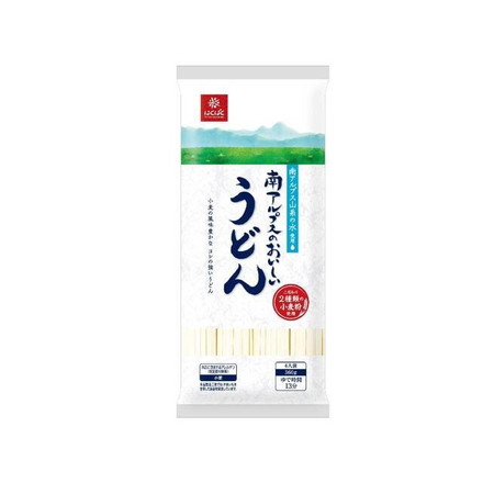 【単品12個セット】 はくばく 南アルプスのおいしいうどん 360g
