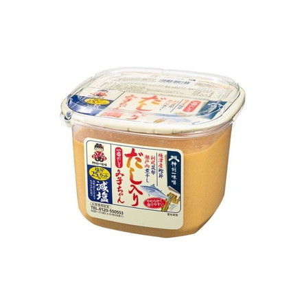 【単品6個セット】 神州一味噌 だし入りみ子ちゃん 減塩 750g